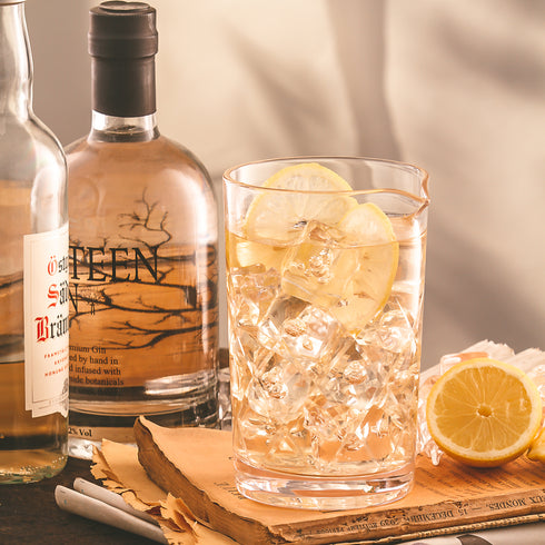 Flow Crystal Cocktail Mixing Glass